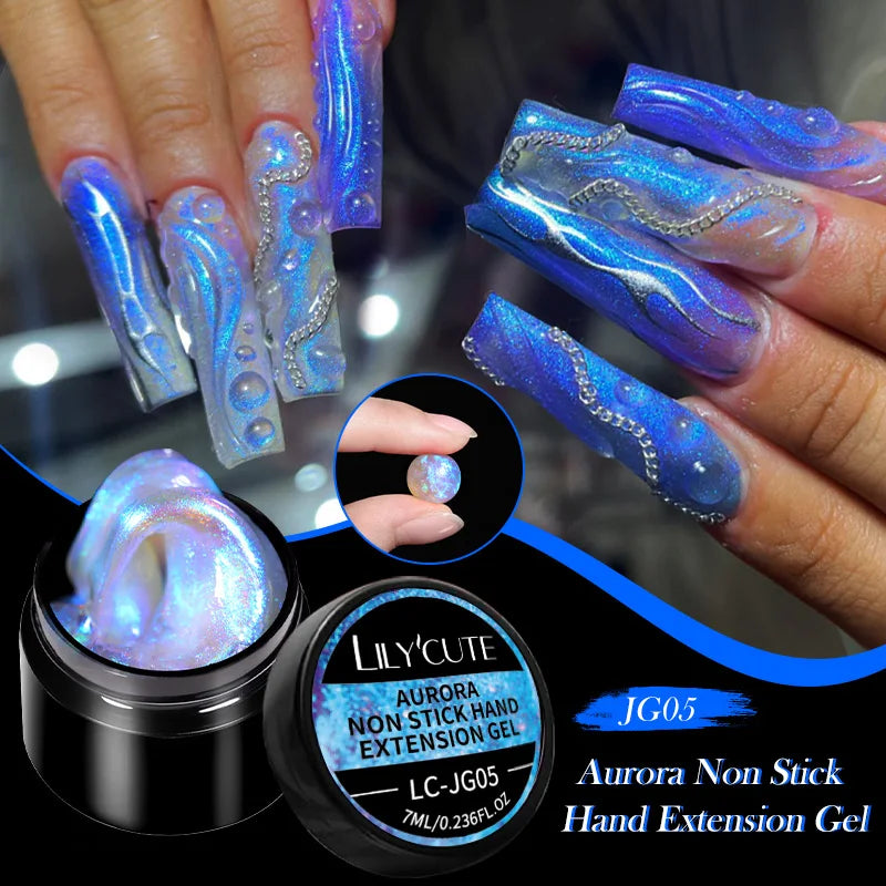 ’15ML Quick Extension Gel Nail Polish in Nude Milk White’ - Color-F151