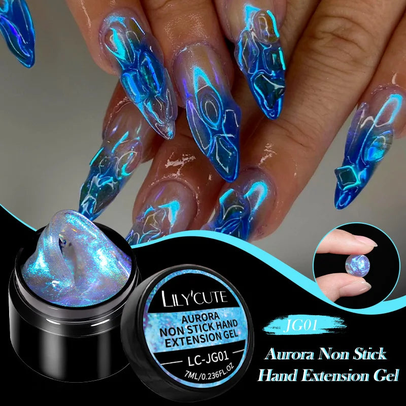 ’15ML Quick Extension Gel Nail Polish in Nude Milk White’ - Color-F151
