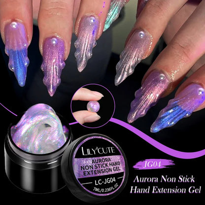 ’15ML Quick Extension Gel Nail Polish in Nude Milk White’ - Color-F151