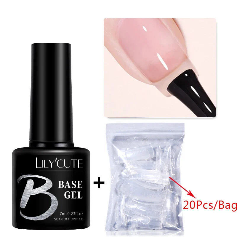 ’15ML Quick Extension Gel Nail Polish in Nude Milk White’ - Color-F151