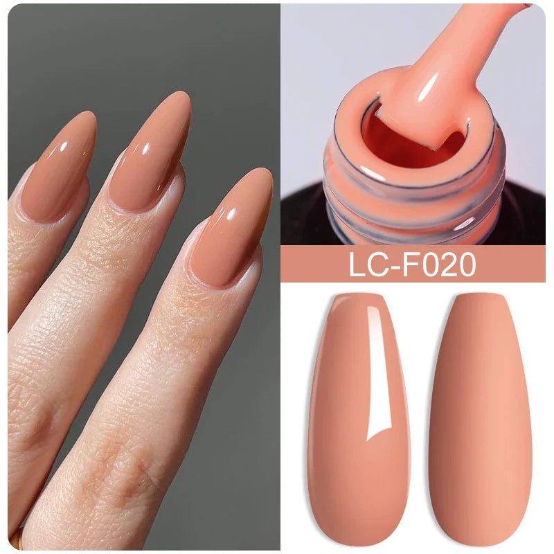 ’15ML Quick Extension Gel Nail Polish in Nude Milk White’ - Color-F151