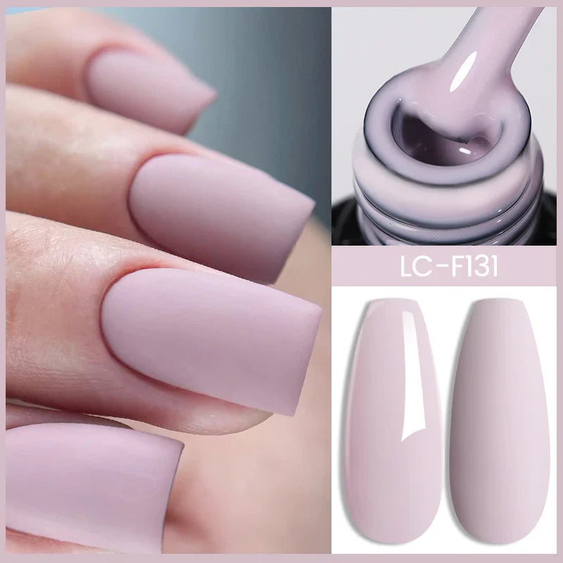 ’15ML Quick Extension Gel Nail Polish in Nude Milk White’ - Color-F151