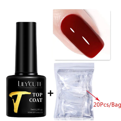 ’15ML Quick Extension Gel Nail Polish in Nude Milk White’ - Color-F151