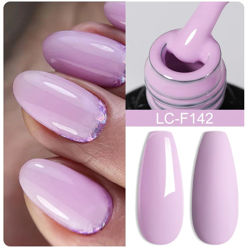 ’15ML Quick Extension Gel Nail Polish in Nude Milk White’ - Color-F151