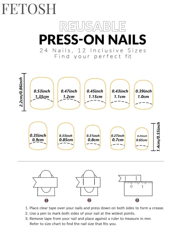 ARTAUG 24pcs Glossy Pink Press On Nails Medium Square Fake Nail Elegantstyle False Nail Full Cover Fake Nail For Stylish Women