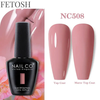 "131 Colors Semi-Permanent Gel Nail Polish Set"