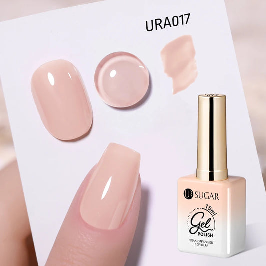 UR SUGAR 15ml No Wipe Top Base Gel Nail Gel Polish Matte Top Coat Enhancer Varnish Semi Permanent Soak Off UV LED Nail Art