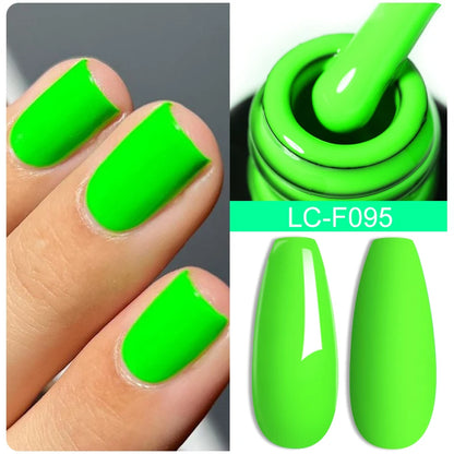 LILYCUTE Glitter Sequins UV Gel Nail Polish Shiny Spring Summer Color Semi Permanant Soak Off All For Manicure Nail Art Varnish