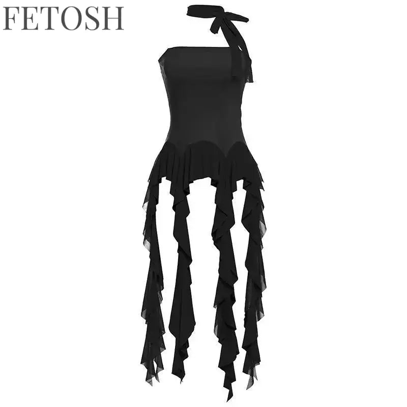 Sexy Off Shoulder Crop Tops Spring Summer Halter Sleeveless Streetwear Y2K White Solid Tank Top Casual Evening Party Club Tees