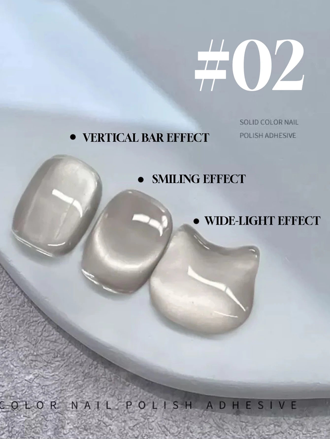 Japanese Style Sparkling White Gel Nail Polish