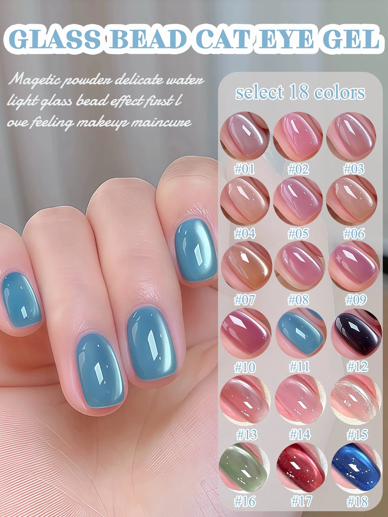 Sparkling White & Pink Gel Nail Polish Kit