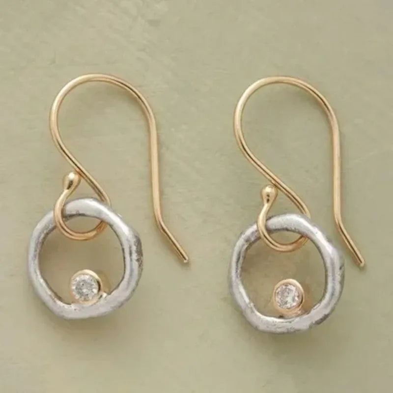 Women's Pearl Petal Ball Earrings Fashion Trend Long Flower Ball Earrings DIY Geometric Ear Buckle Party Holiday Jewelry Gifts