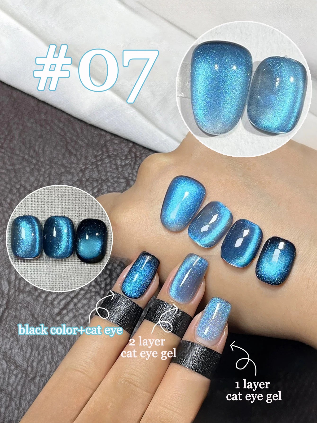 Japanese Style Sparkling White Gel Nail Polish