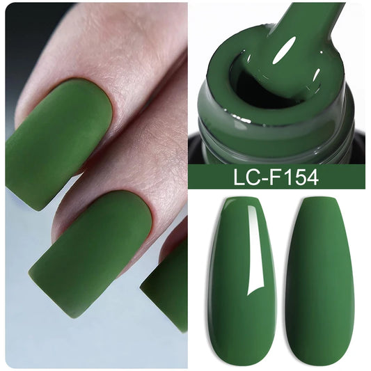LILYCUTE Glitter Sequins UV Gel Nail Polish Shiny Spring Summer Color Semi Permanant Soak Off All For Manicure Nail Art Varnish