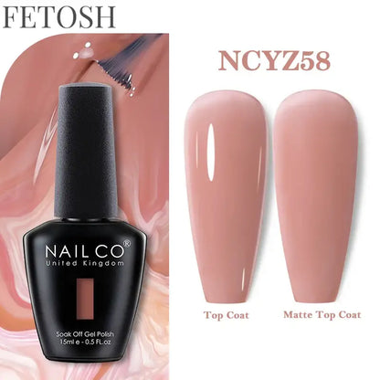 "131 Colors Semi-Permanent Gel Nail Polish Set"