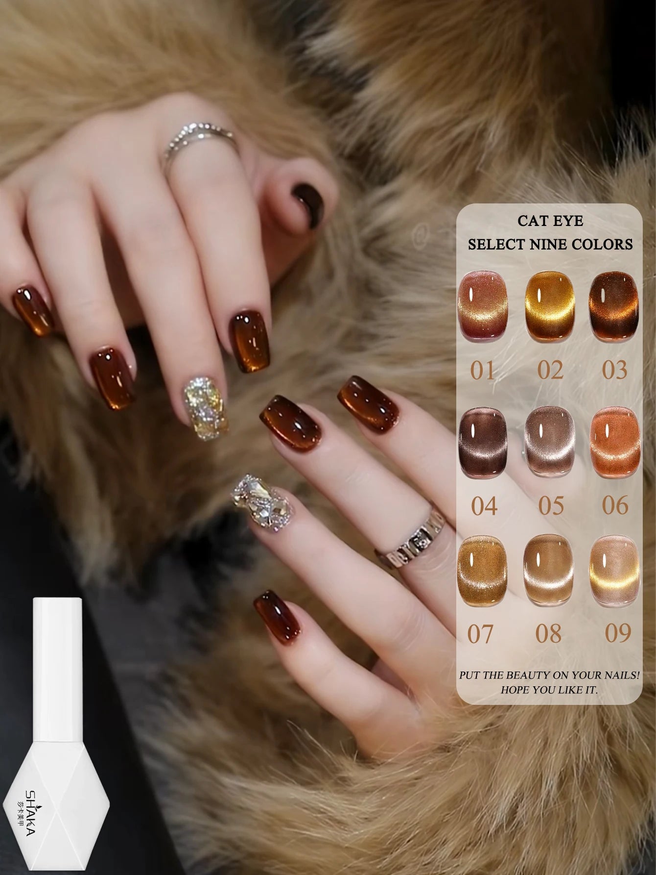 Japanese Style Sparkling White Gel Nail Polish