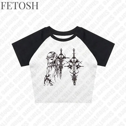 Y2k Style Aesthetic Sweet Sexy Tank Tops Women Sleeveless Casual Cartoon Print Tanks Harajuku All Match Cropped Grunge Emo Girls
