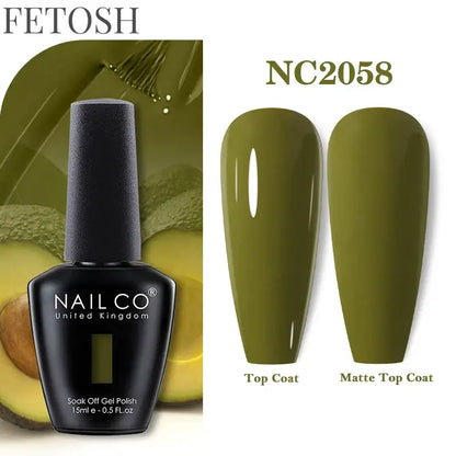 "131 Colors Semi-Permanent Gel Nail Polish Set"