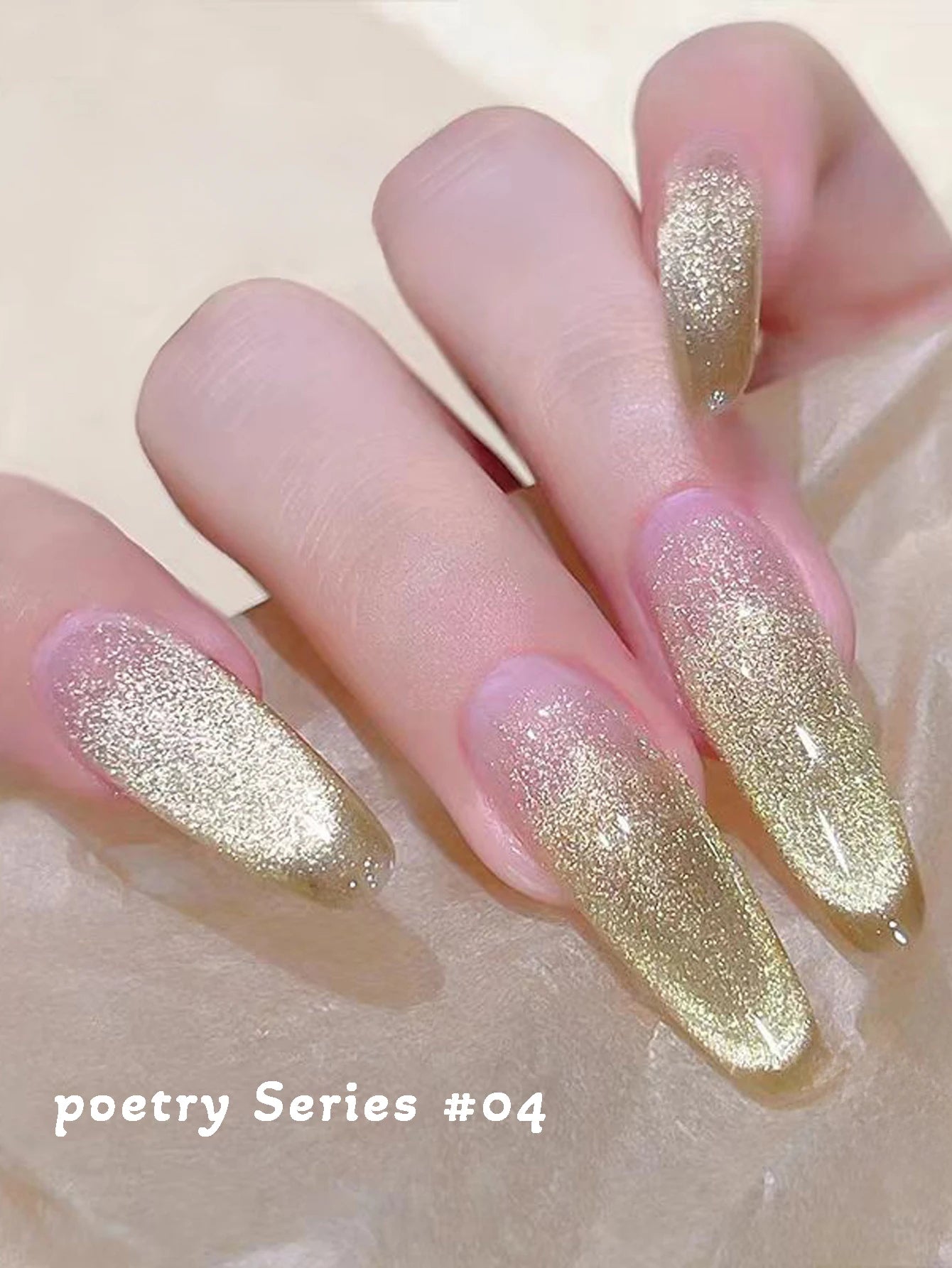Sparkling White Gel Nail Polish Set
