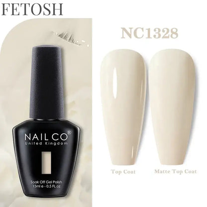 "131 Colors Semi-Permanent Gel Nail Polish Set"