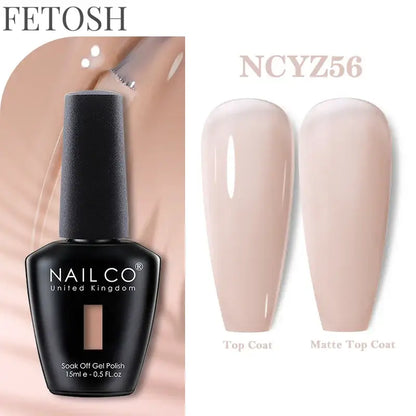 "131 Colors Semi-Permanent Gel Nail Polish Set"