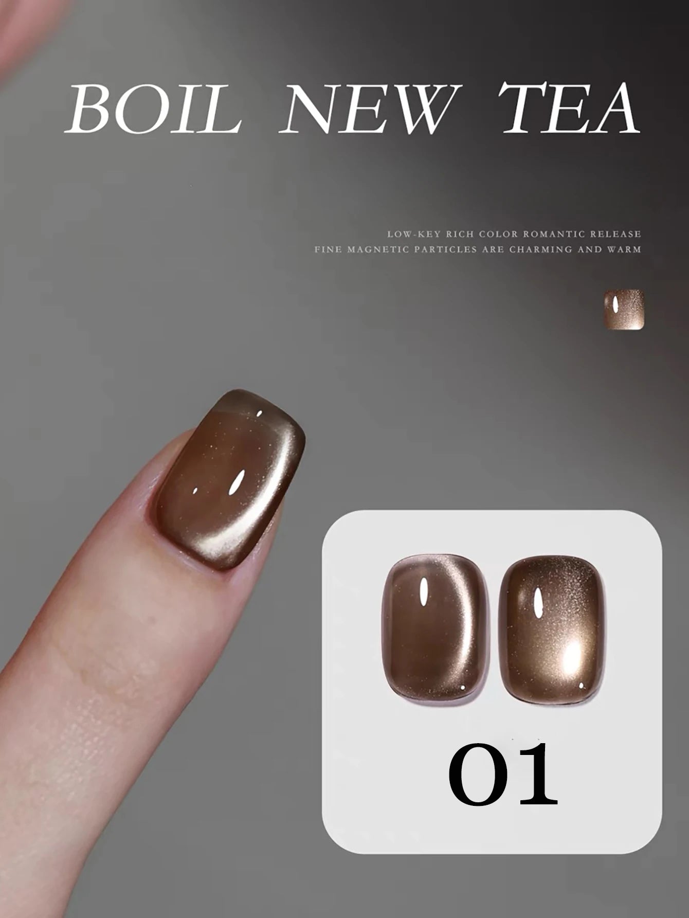 Japanese Style Sparkling White Gel Nail Polish