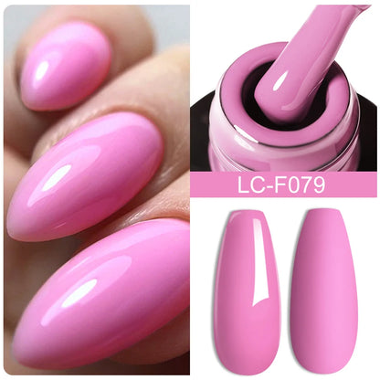 LILYCUTE Glitter Sequins UV Gel Nail Polish Shiny Spring Summer Color Semi Permanant Soak Off All For Manicure Nail Art Varnish