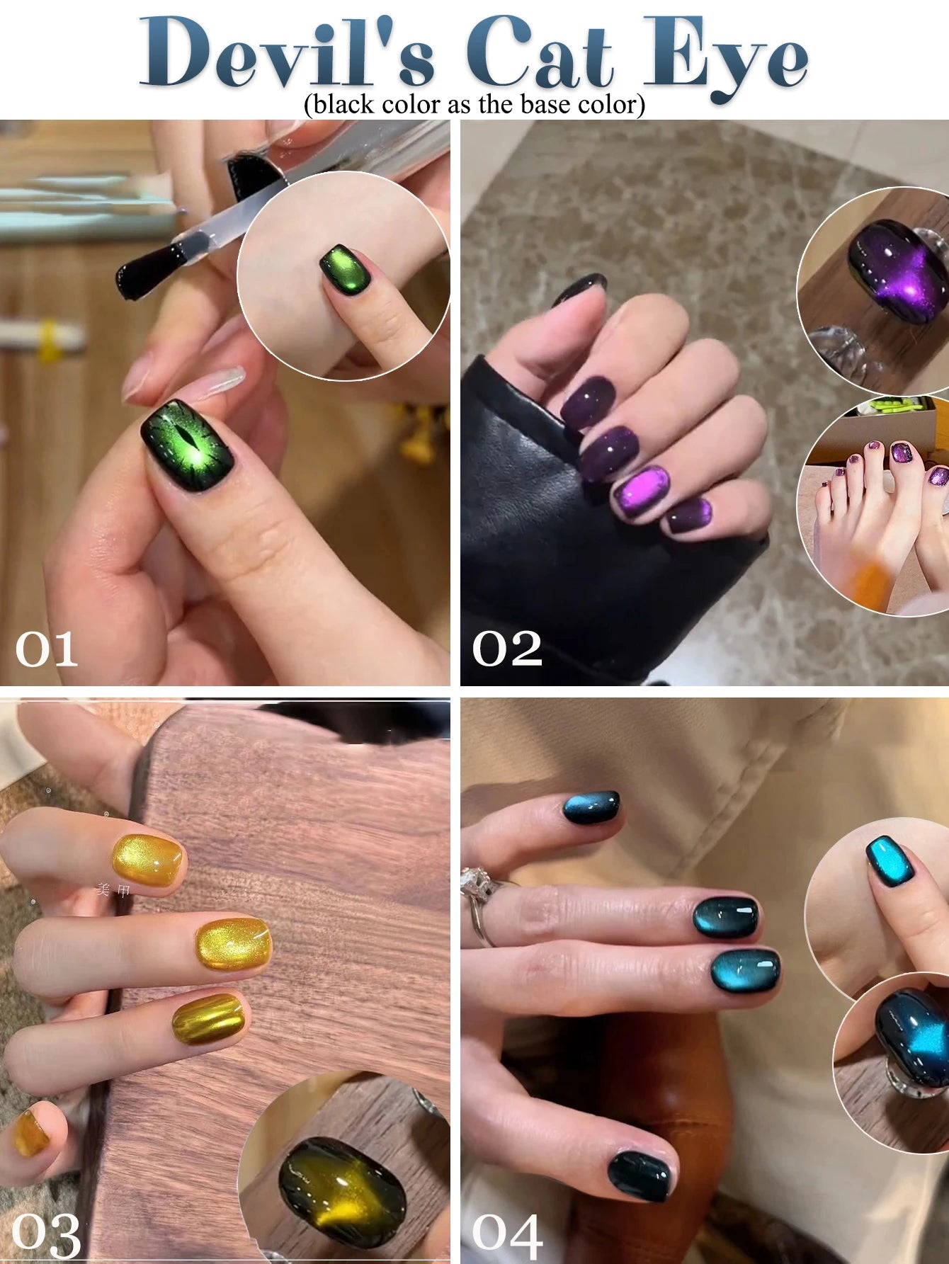 Japanese Sparkling Gel Nail Polish Set