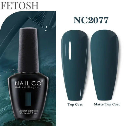 "131 Colors Semi-Permanent Gel Nail Polish Set"