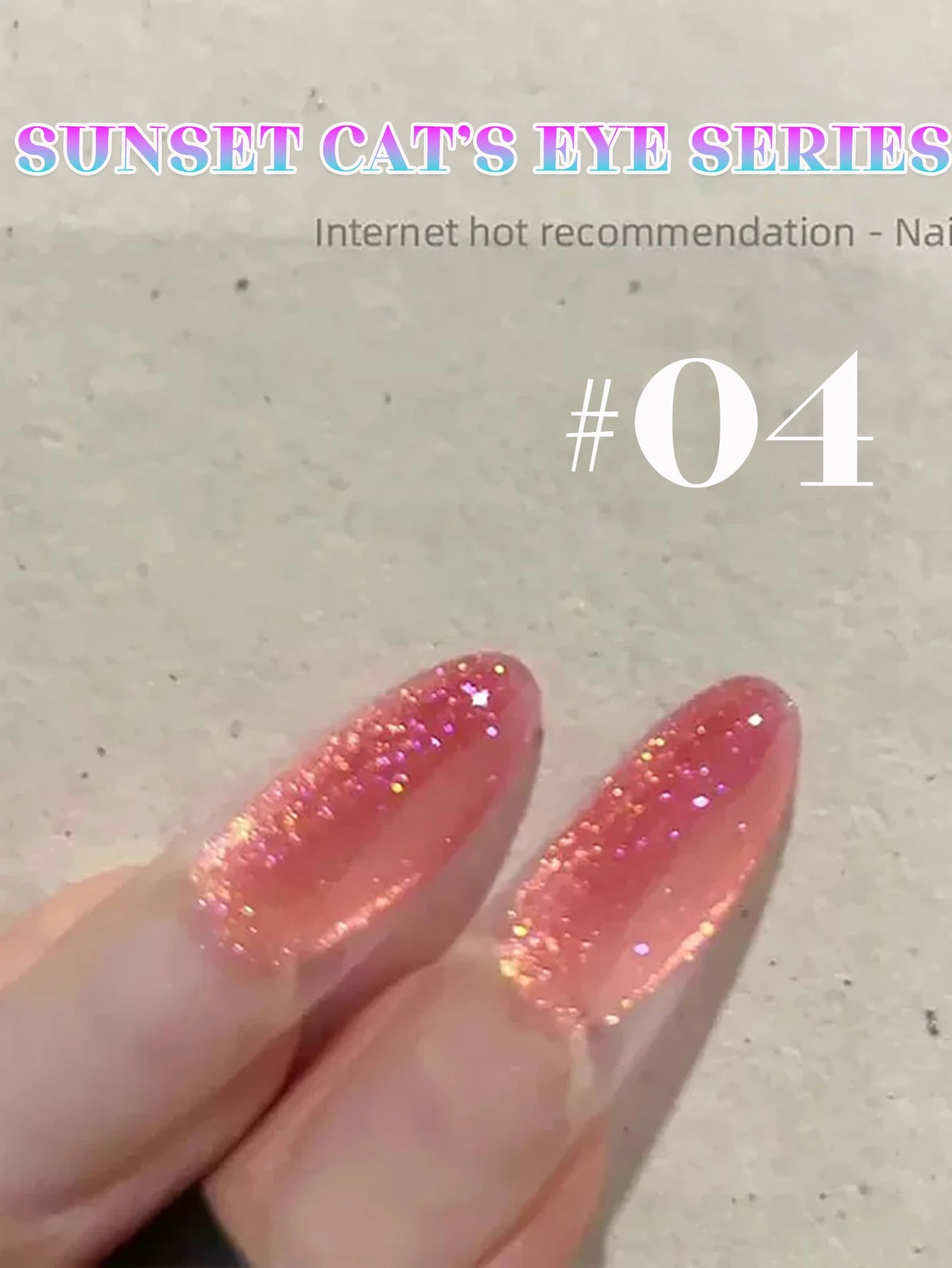 Sparkling White & Pink Gel Nail Polish Kit