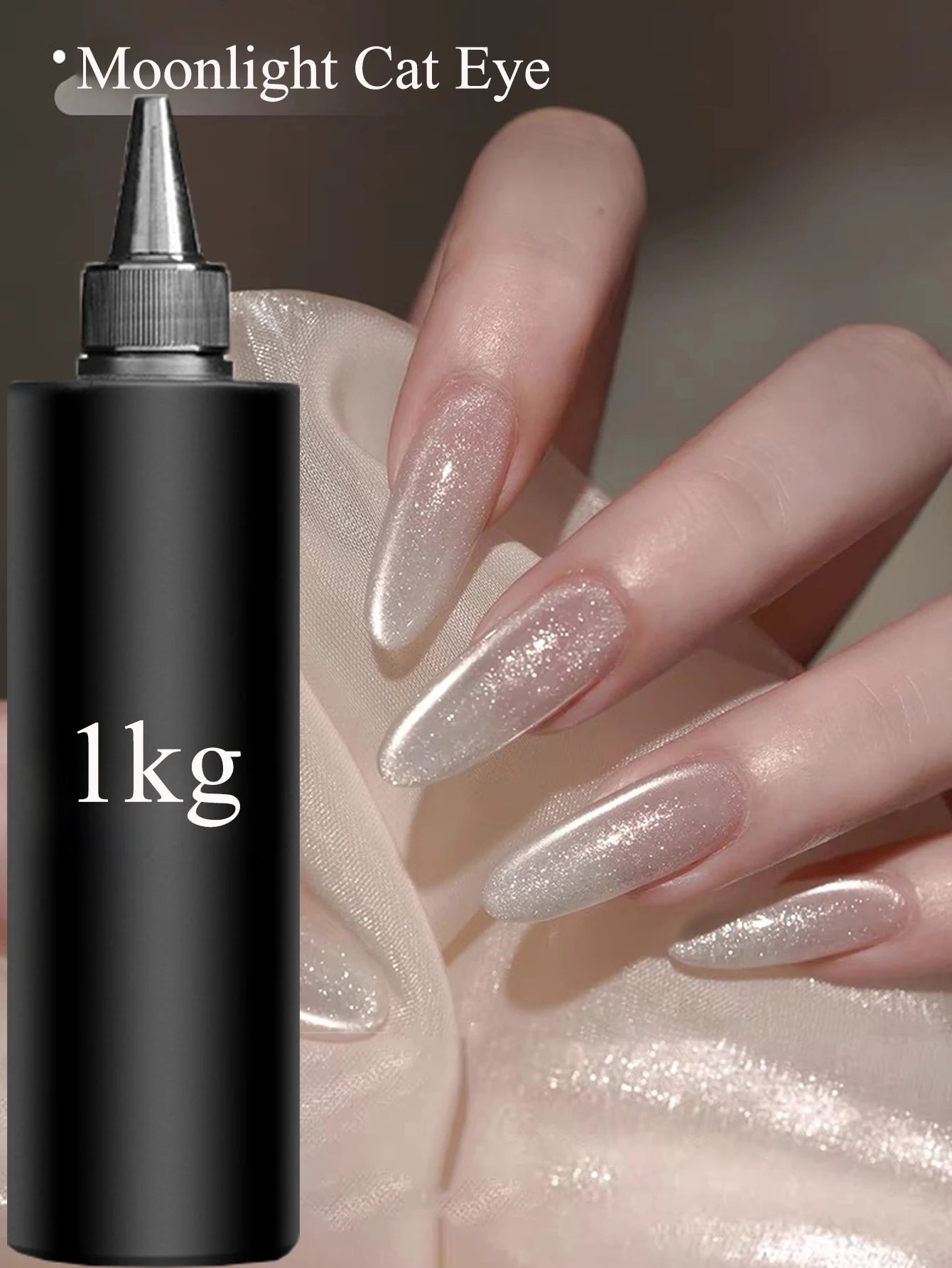Sparkling White & Pink Gel Nail Polish Kit