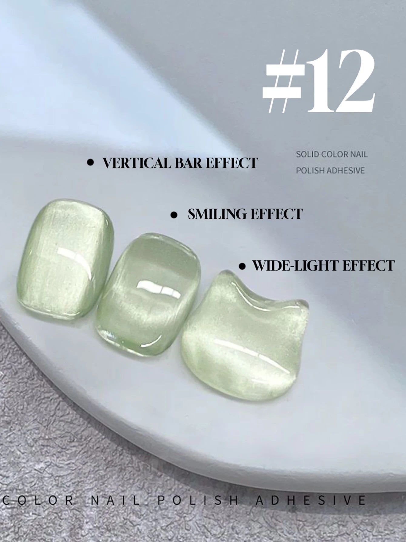 Japanese Style Sparkling White Gel Nail Polish
