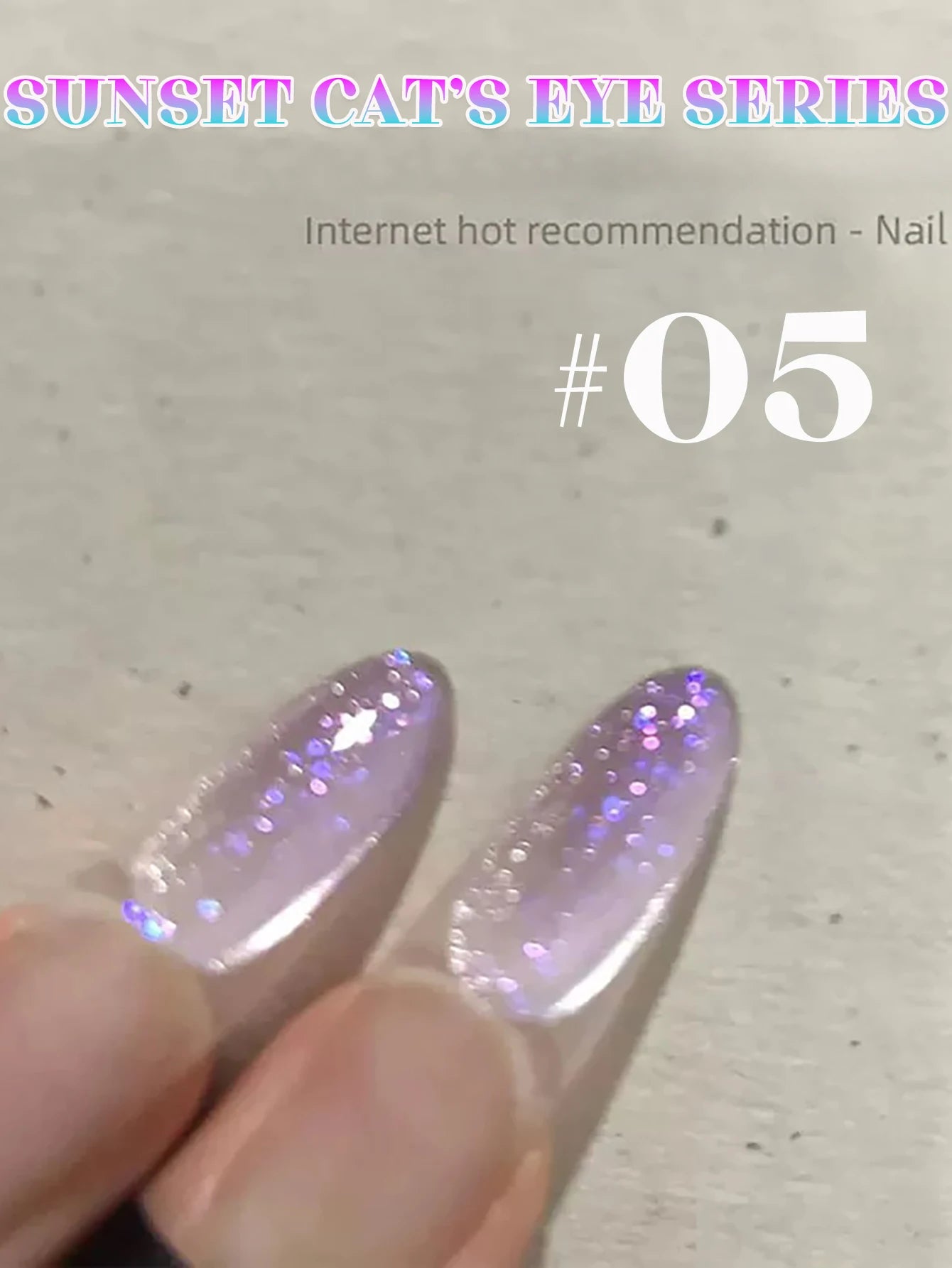 Japanese Style Sparkling White Gel Nail Polish Pack