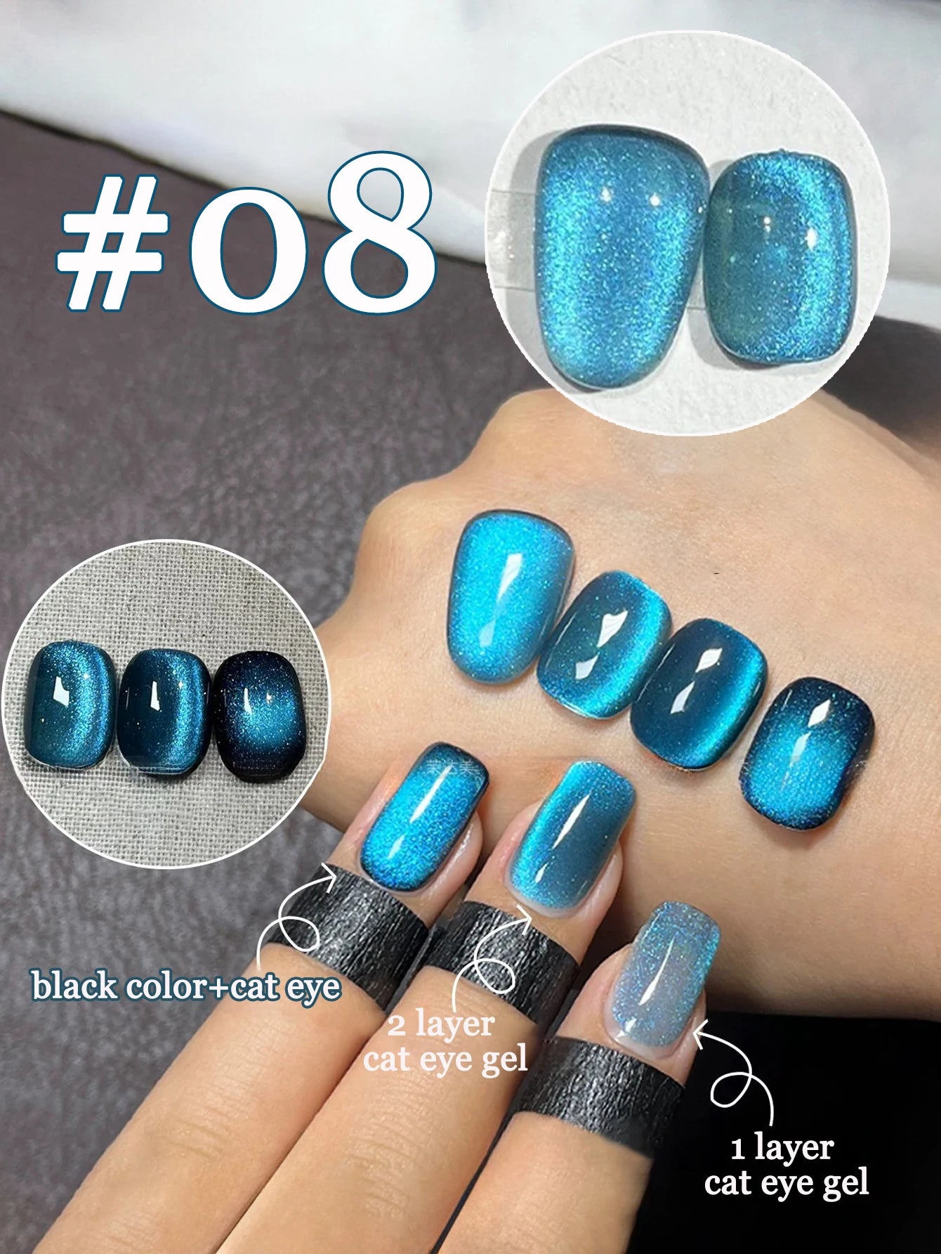 Japanese Style Sparkling White Gel Nail Polish
