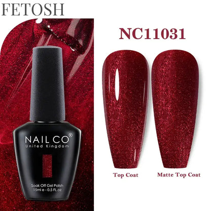 "131 Colors Semi-Permanent Gel Nail Polish Set"