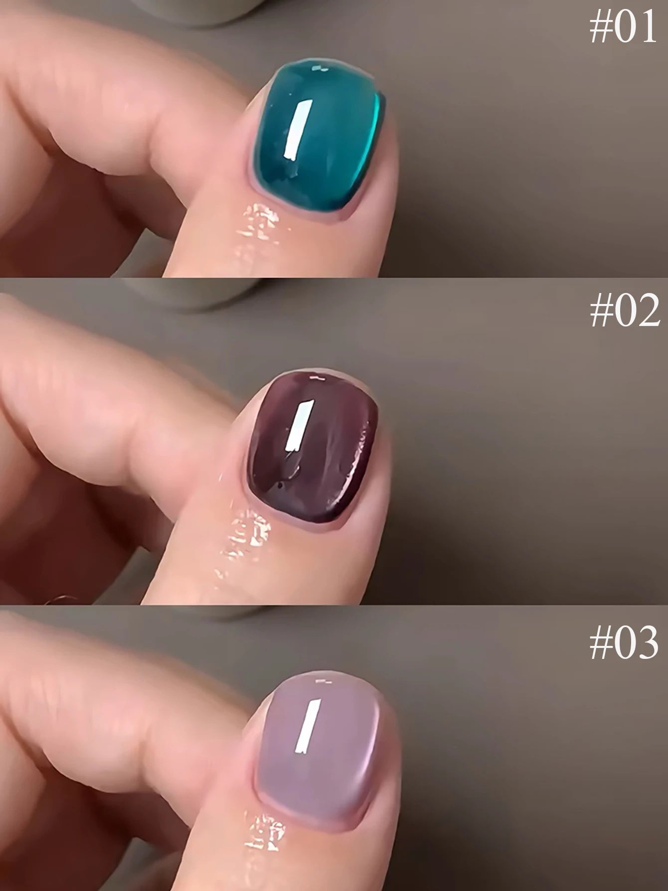 Japanese Sparkling Gel Nail Polish Set
