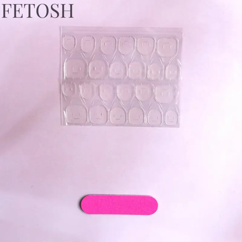 ARTAUG 24PCS Medium square black press on nails cute nails nail charms cheap nails for girl women gift candy color