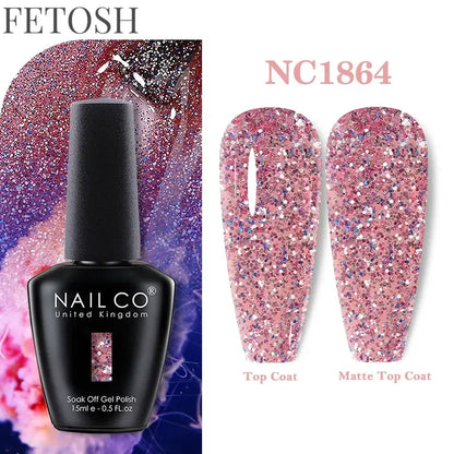 "131 Colors Semi-Permanent Gel Nail Polish Set"
