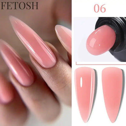 "15ML Nude White Quick Nail Gel Extension"