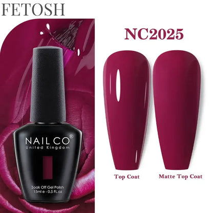 "131 Colors Semi-Permanent Gel Nail Polish Set"
