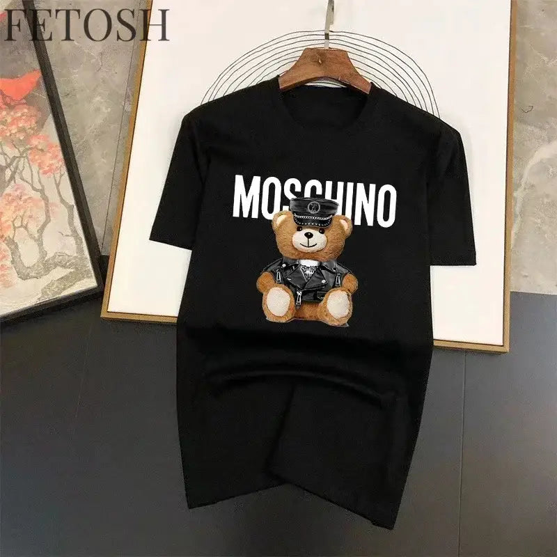 Europe and America Hip Hop character Printed Oversized T-Shirt Mens and Womens Retro Tshirt Street Casual Y2k Short