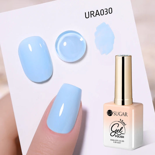 UR SUGAR 15ml No Wipe Top Base Gel Nail Gel Polish Matte Top Coat Enhancer Varnish Semi Permanent Soak Off UV LED Nail Art