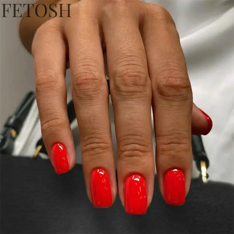 24Pcs/Set French Short Dark Green Press on Nail Art Full Coverage Removable Wearing False Nails Tips Adhesive Acrylic