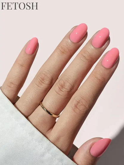 ARTAUG 24PCS Medium square black press on nails cute nails nail charms cheap nails for girl women gift candy color