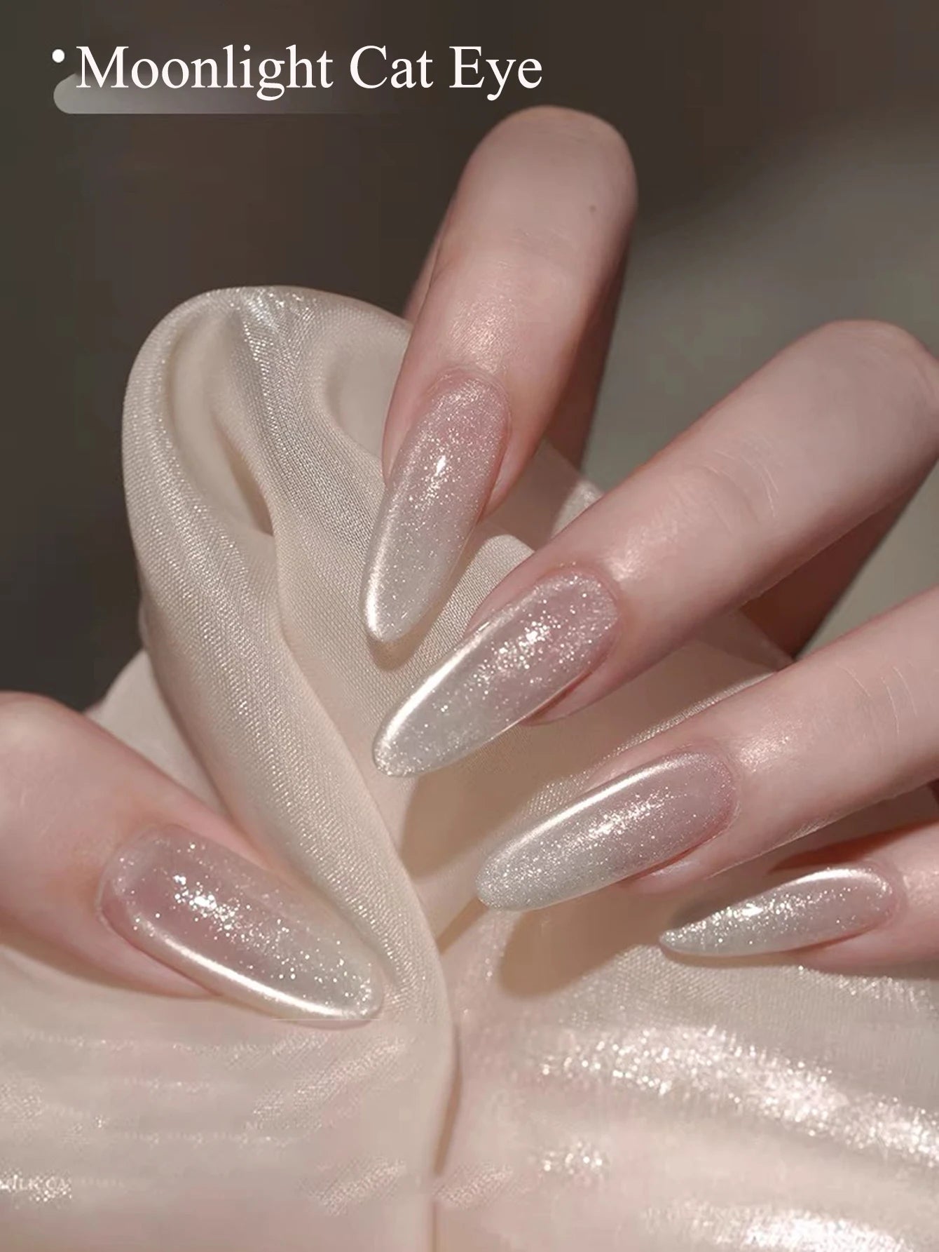 Japanese Style Sparkling White Gel Nail Polish