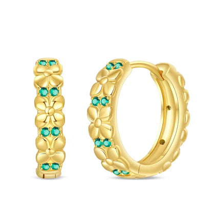 Women's 925 Sterling Silver Classic Gold Pearl Inlaid Earrings Elegant Suitable For Engagement Wedding Party Exquisite Jewelry