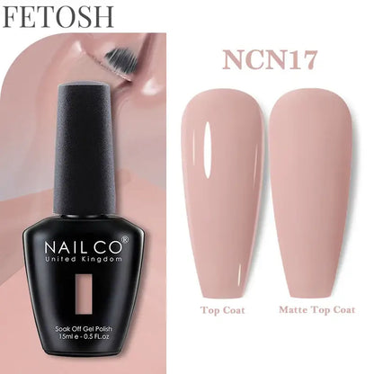 "131 Colors Semi-Permanent Gel Nail Polish Set"