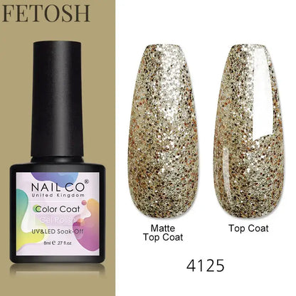 "131 Colors Semi-Permanent Gel Nail Polish Set"