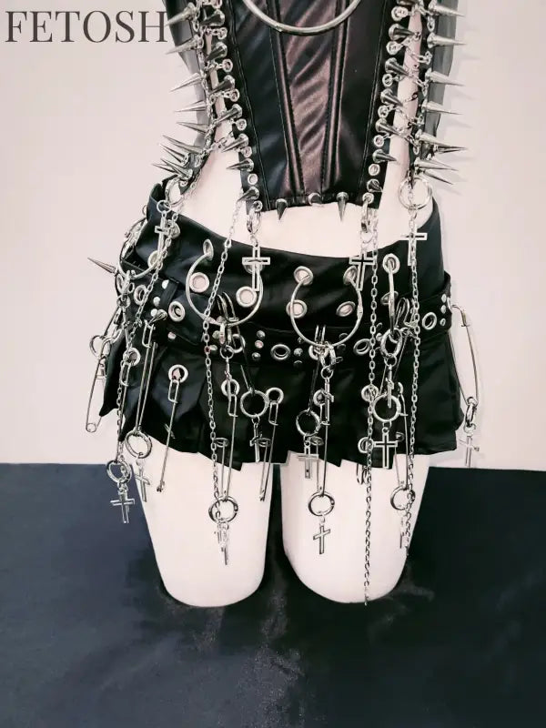 bustier top y2k fashion y2k clothes y2k crop top gothic clothes y2k top Rivets Tank Tops Skull top vintage tops gothic