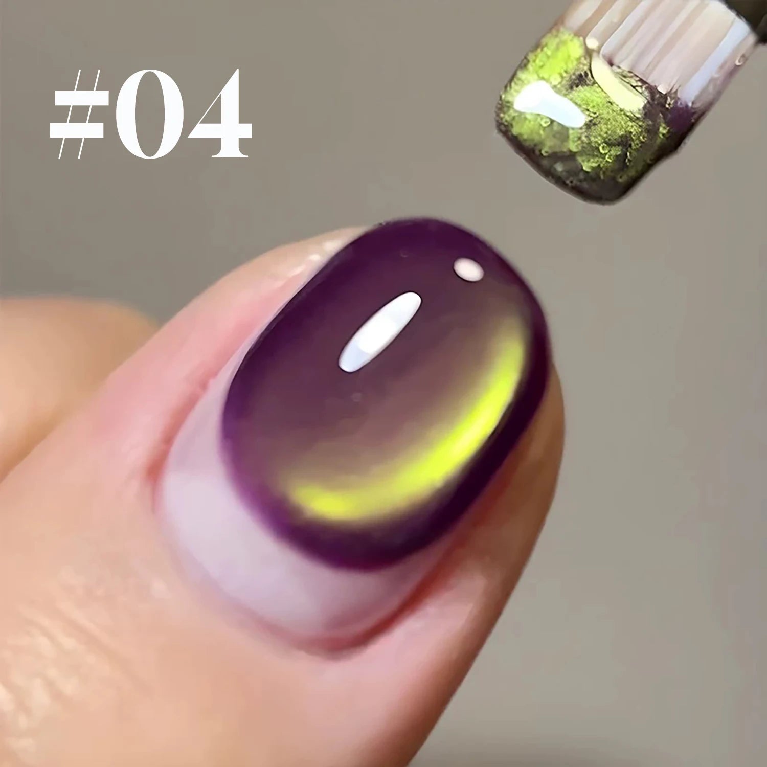 Japanese Style Sparkling White Gel Nail Polish
